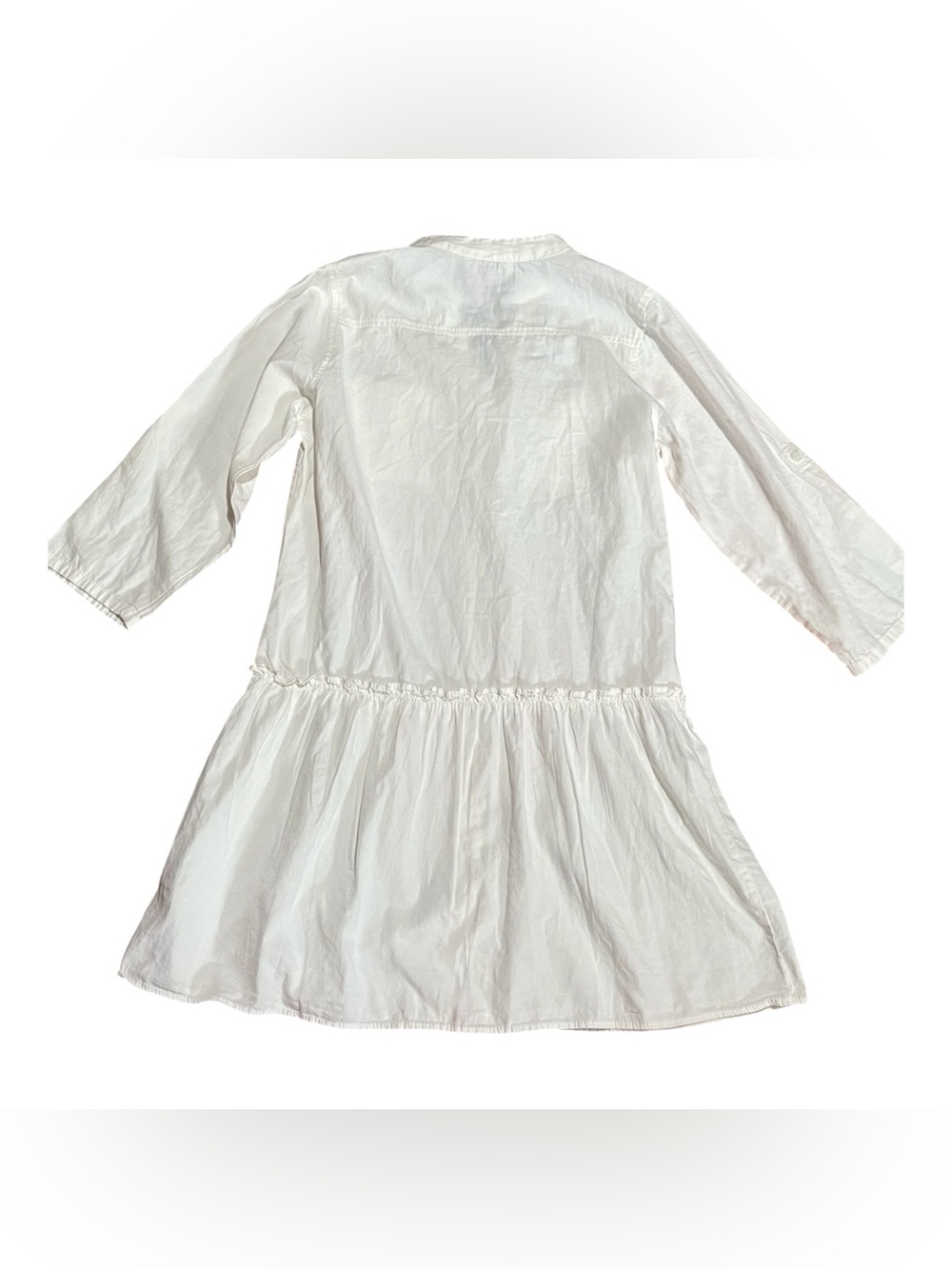 Speed Control White Button-Front Shirt Dress - Picture 2 of 3